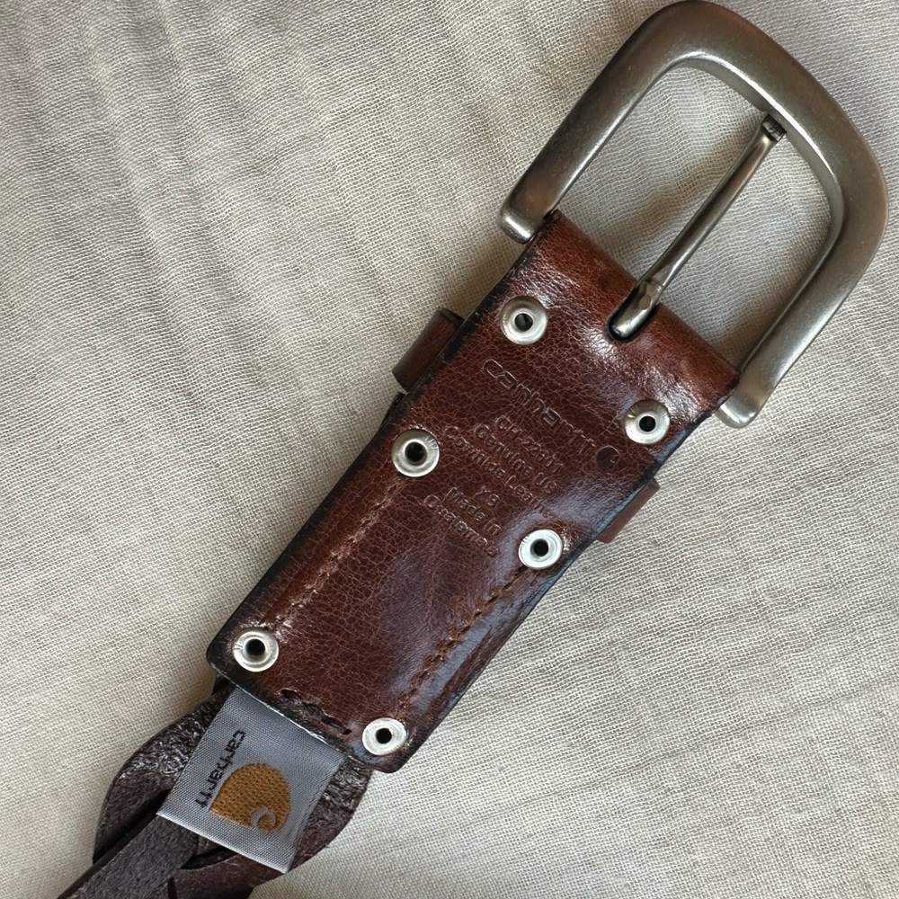 Carhartt Braided Leather Belt - Picture 3 of 6